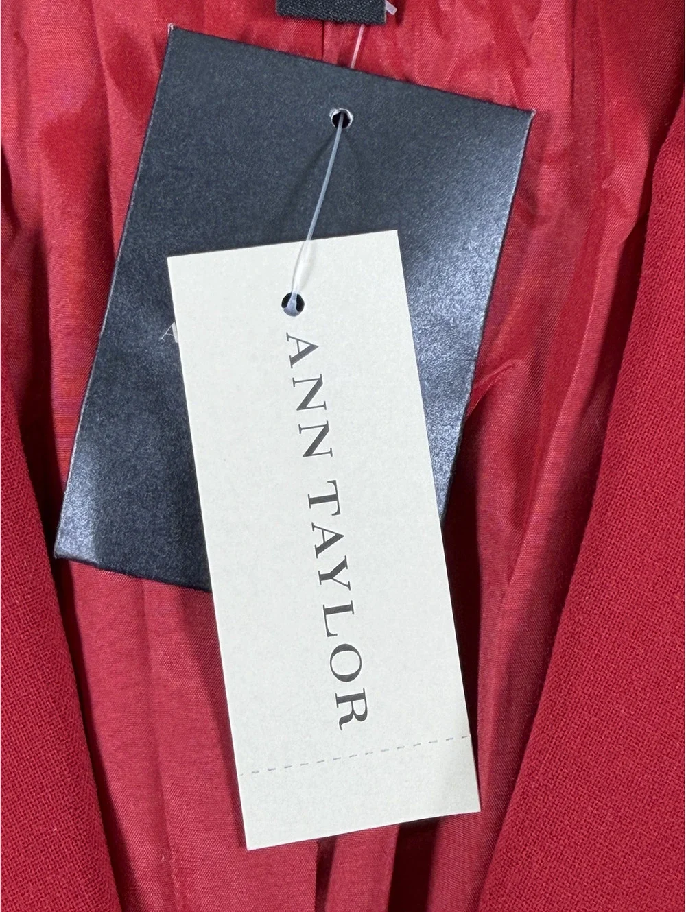 Ann Taylor Women's Red Blazer Jacket Size 8 New with Tags